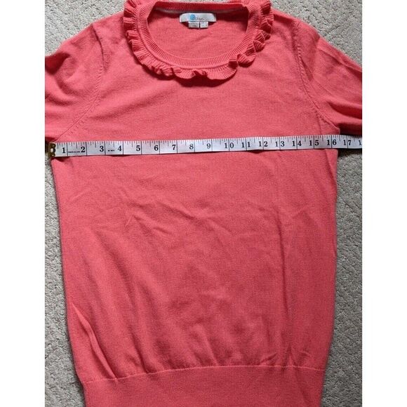 Boden Sweater Bernadette Wool Blend Ruffle Knit Pullover Lightweight US Size 4 - Picture 3 of 8